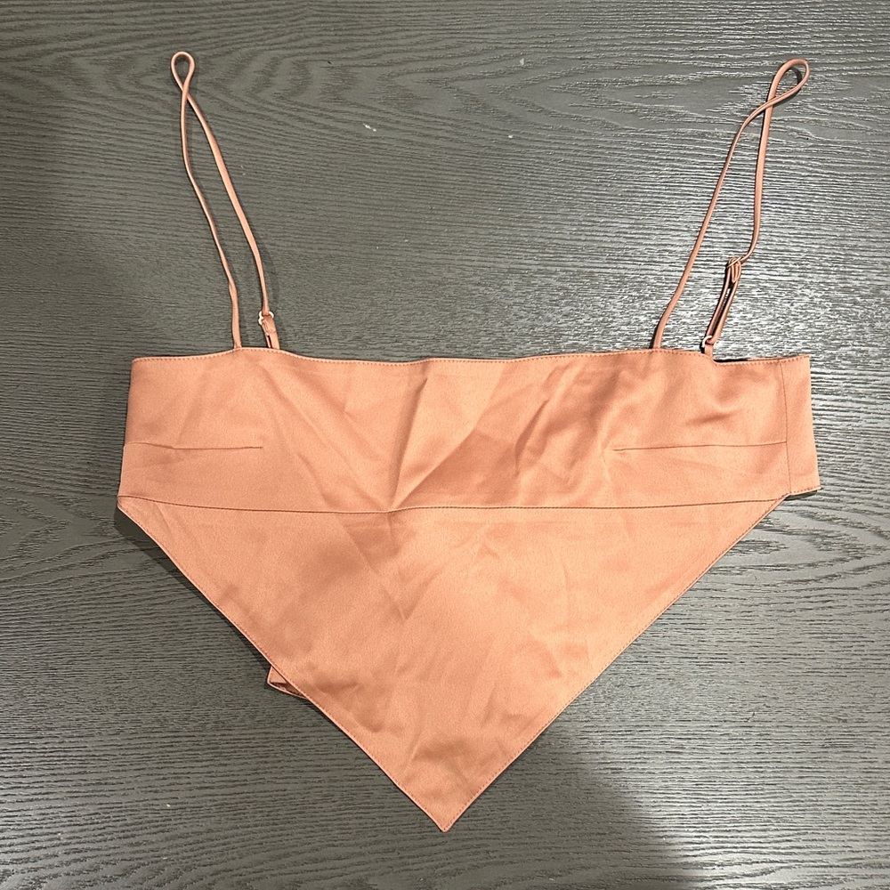 DANIELLE BERNSTEIN Peach Bandeau
